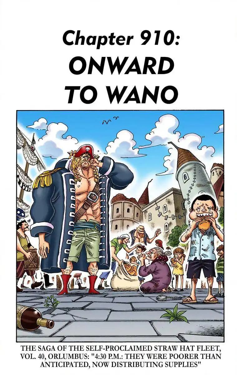 One Piece - Digital Colored Comics Chapter 910 1